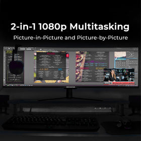 Deco Gear HDR400 wide color gamut delivers vivid tones across shadows and highlights.