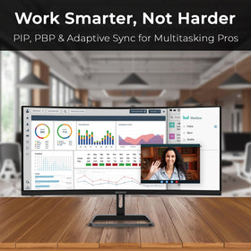 Deco Gear PIP/PBP and HDR for seamless multitasking and vibrant visuals