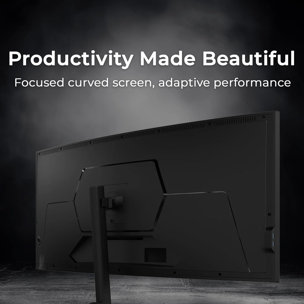 Deco Gear ultrawide 21:9 workspace supports side-by-side productivity.