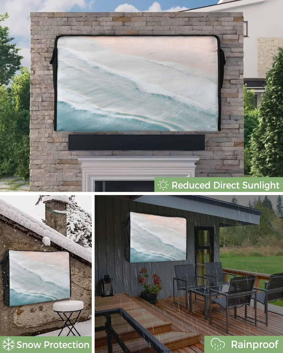 DecorLovee installed on patio demonstrating decorative weatherproof coverage