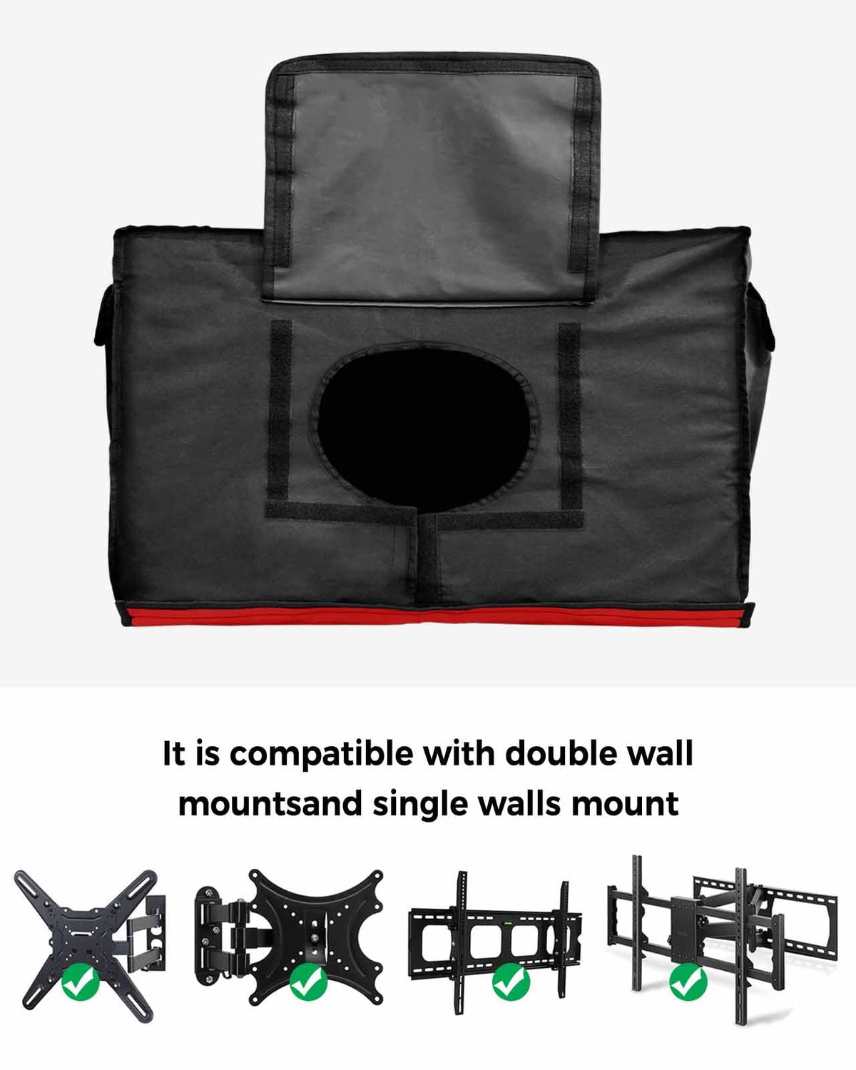 DecorLovee side pocket detail stores accessories and keeps remotes handy