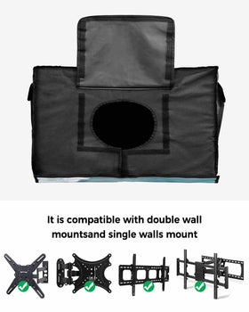DecorLovee side pocket holding cables demonstrating convenient accessory storage