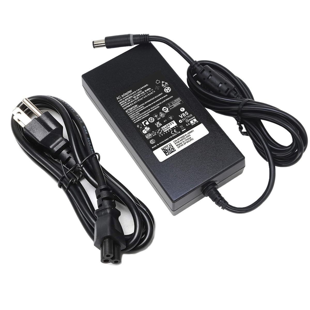 DECSZDY 240W laptop charger for Dell Alienware M17 series, reliable power on the go