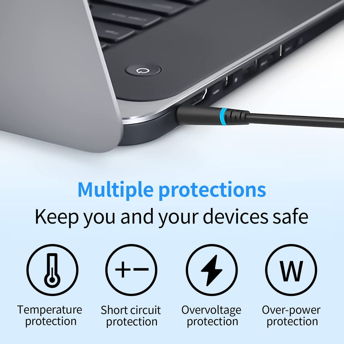 DECSZDY protections against overload and short circuits for safety
