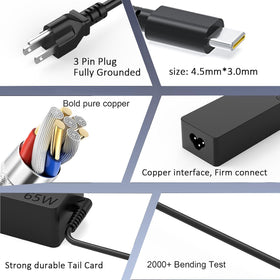 DECSZDY T490/T580s charger, USB-C compatibility for Lenovo laptops