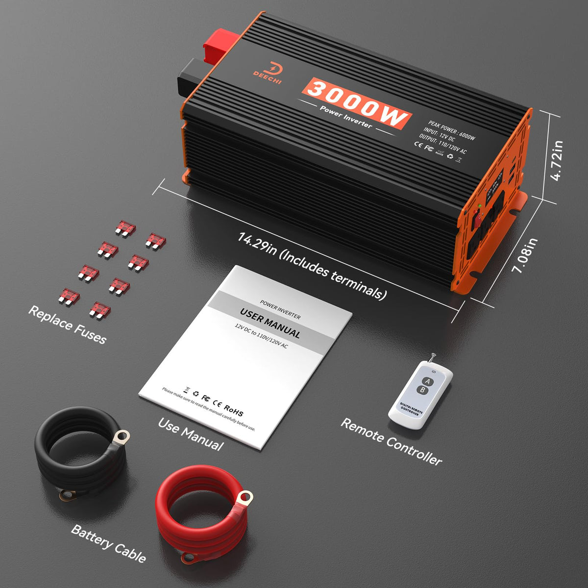 DEECHI inverter in cabin use illustrating off-grid power needs