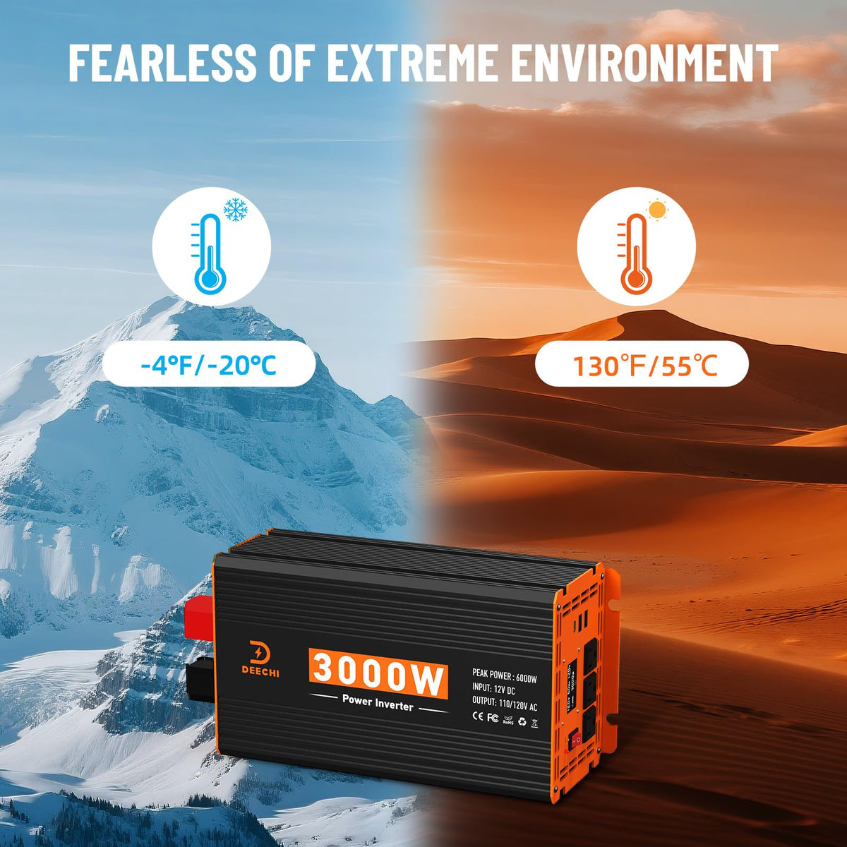 DEECHI rugged housing protects against drops and impacts during travel