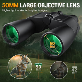 Deesoo uses BAK-4 prisms and FMC coatings for accurate colors and edge clarity.