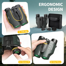 deesoo carrying case open with binoculars for secure organized storage