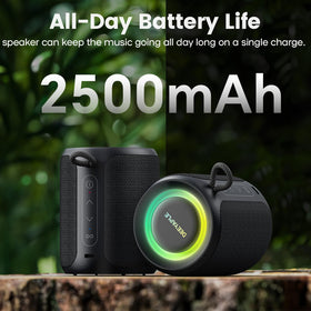 Deeyaple IP67 waterproof speaker ready for rain, dust, and poolside use.