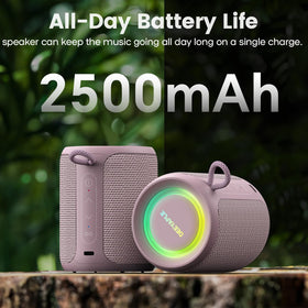 Deeyaple dusty-pink IP67 durability test demonstrates waterproof and dustproof resilience.