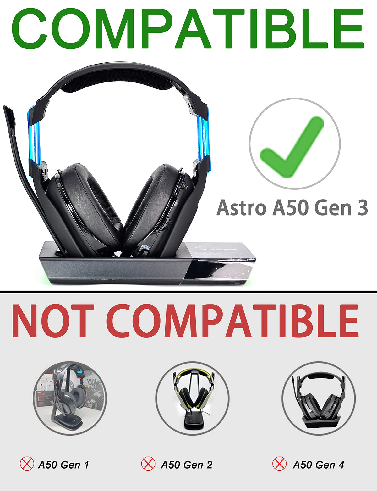 Defean A50 Gen 3 mod-kit headband cushions for renewed long-session comfort.