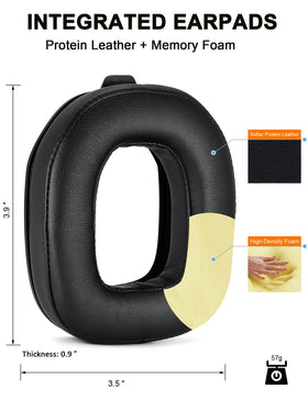 Defean A50 Gen 4 headband closeup shows added thickness for comfort.