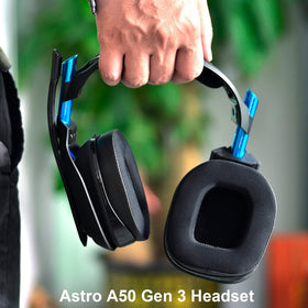 defean pads installed on Astro A50 Gen 3 demonstrating restored fit and seal