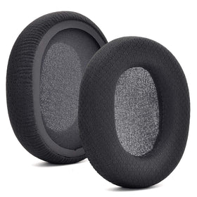 Defean Arctis ear pads closeup with soft fabric for comfortable wear