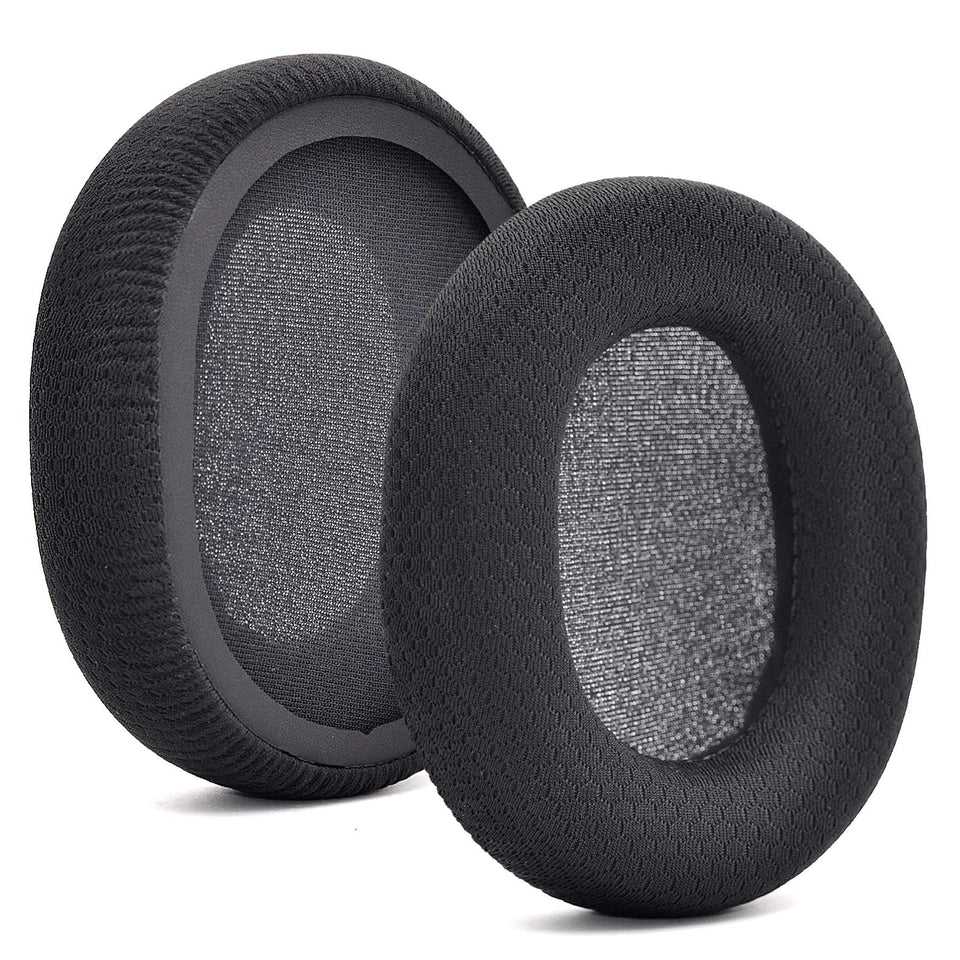 Defean Arctis ear pads closeup with soft fabric for comfortable wear