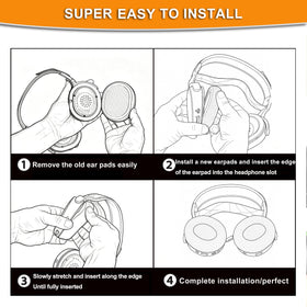 Defean Arctis ear pads fabric detail shows breathable, resilient material