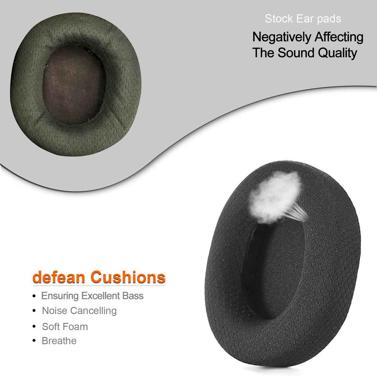 Defean Arctis ear pads no-tools installation for quick setup