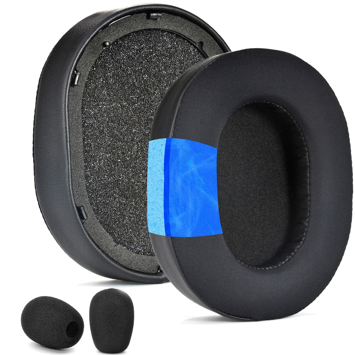 Defean BlackShark V2 Pro 2023 ear pads close-up highlighting cooling gel comfort.