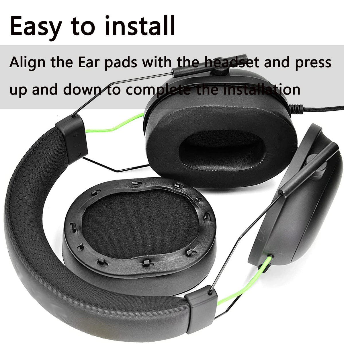 Cooling gel helps keep ears cooler during long gaming sessions