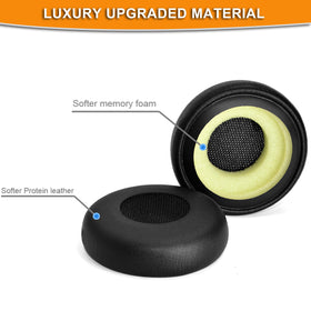 defean ear pad worn during video call showing all-day comfort benefit