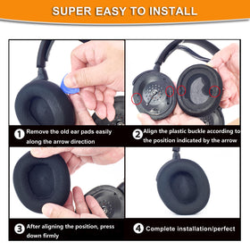 defean Nova Pro Wireless Earpads breathable fabric keeps ears cool