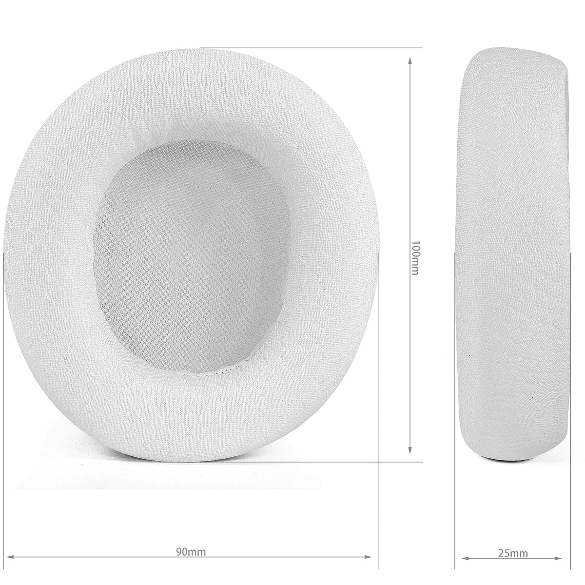 defean packaged pair on white background showing included items and warranty