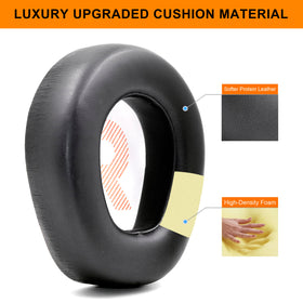 Defean Quantum One ear pads leather close-up highlights soft leather and premium feel