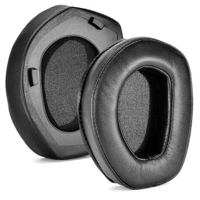 Defean RS165 ear pads front view with plush sheepskin comfort.