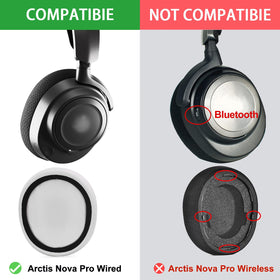 defean side profile installed on compatible Arctis headset for improved fit