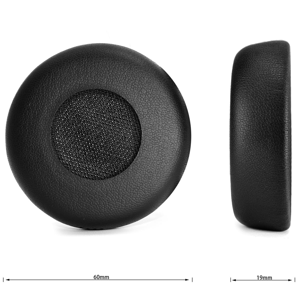 defean side profile snapped onto Jabra headset demonstrating secure fit