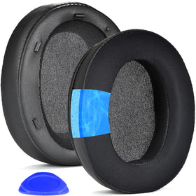 Defean earpads for Sony WH-XB910N front view showing soft protein leather for comfort
