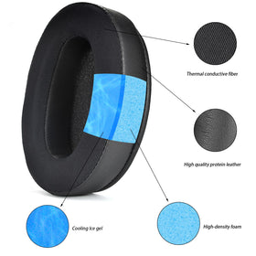 Defean earpads packaging for Sony WH-XB910N XB910N highlights easy replacement