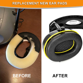 Defean ear pads for WorkTunes 90542 crisp sound and reduced fatigue