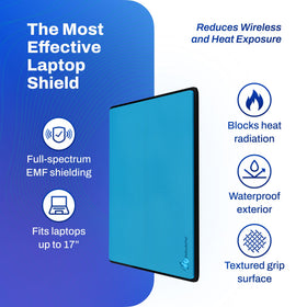 DefenderShield DefenderPad close-up highlights heat-dissipation surface for cooler sessions.