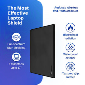 DefenderShield DefenderPad EMF shield blocks EMF and heat transfer for cooler use.