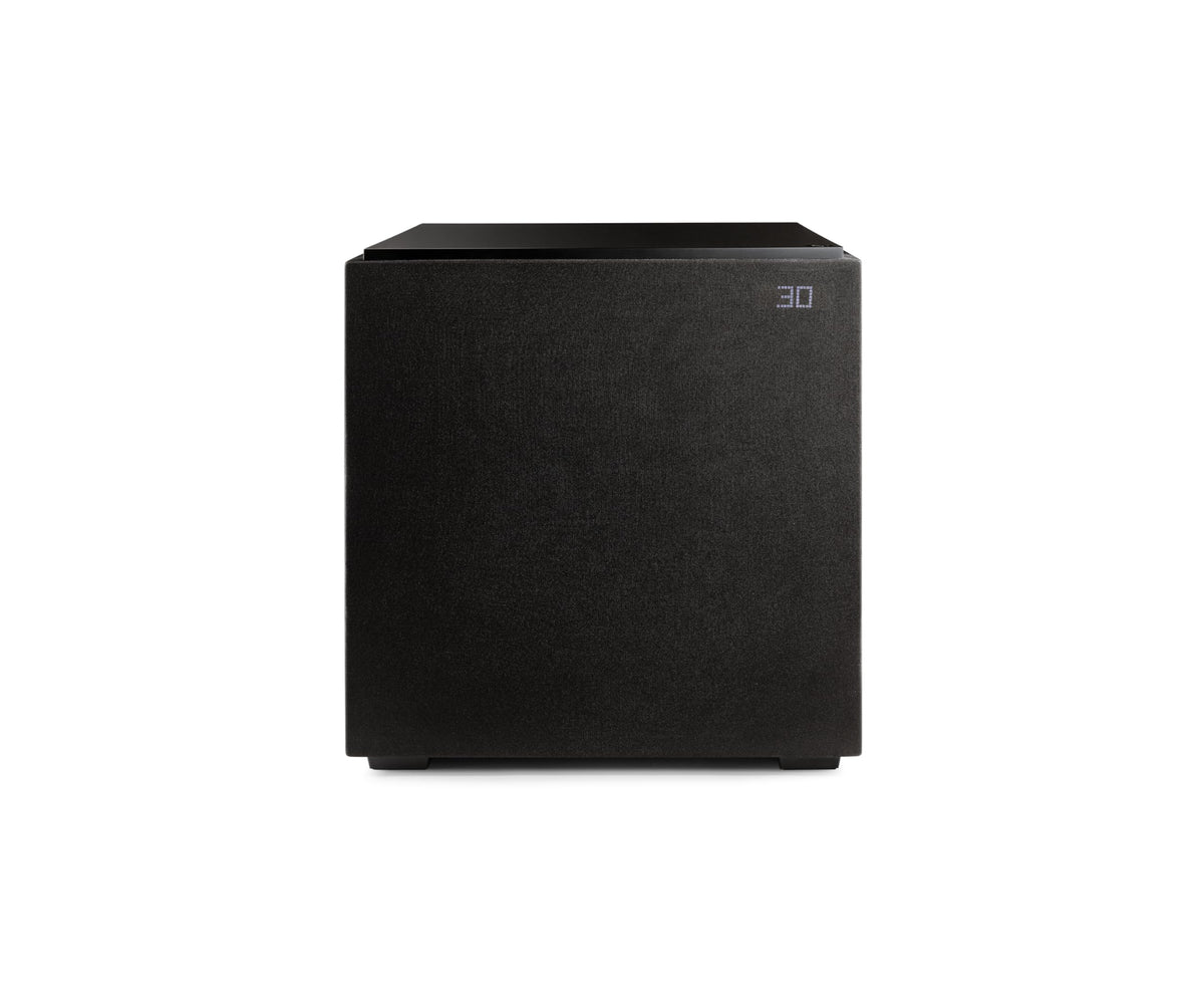 Definitive Technology Descend DN15 rear panel controls for volume, phase, and EQ modes