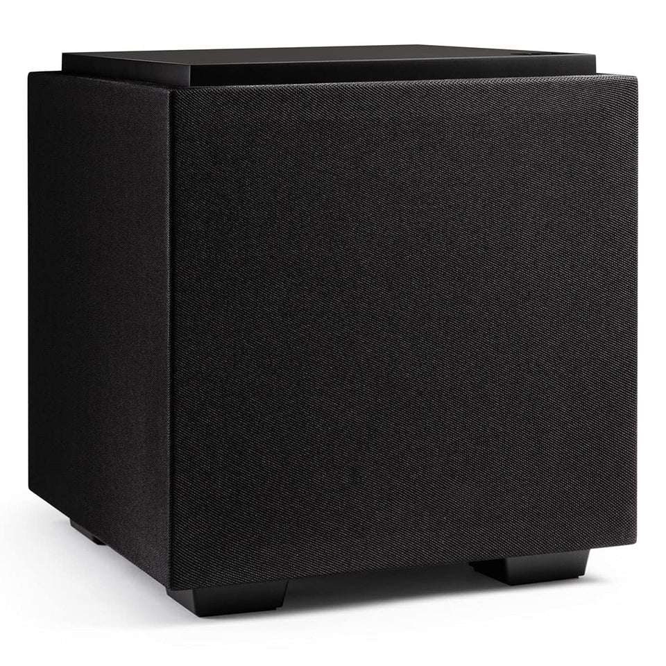 Definitive Technology Descend DN8 front view showcases compact design for immersive home audio.