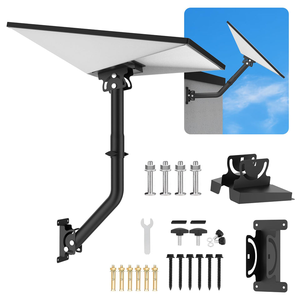 degcicx front-mounted kit showing secure dish mount and improved stability
