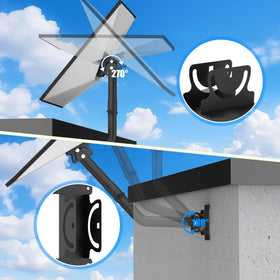 degcicx roof installation lifestyle scene showing a tidy, secure mount