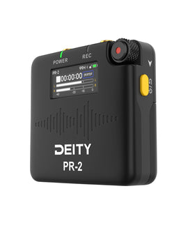 Deity PR2 with Lavalier Mic captures crisp interview audio on the go.