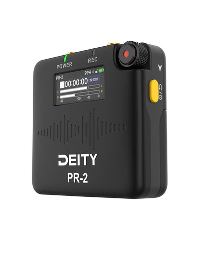 Deity PR2 with Lavalier Mic captures crisp interview audio on the go.