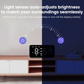 Dekala sound machine interface playing ambient sounds to aid relaxation