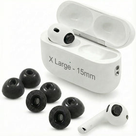 Dekoni Audio memory foam ear tips for AirPods Pro 3 secure fit during workouts and daily wear