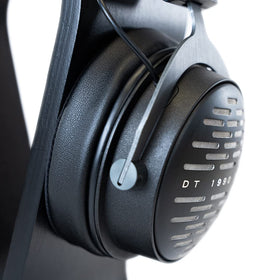 Dekoni Audio velour texture close-up highlighting breathable soft fabric