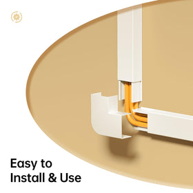 Delamu cord hider creates a cleaner living space with neat cables