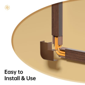 Delamu Cord Hider covers 2-3 wires for HDMI and Ethernet