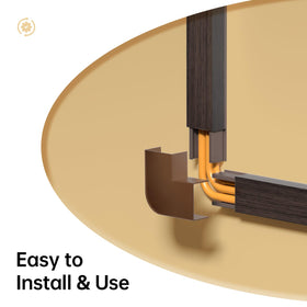 Delamu Hider conceals 2-3 wires behind your entertainment setup