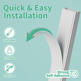 Delamu hinged cord hider demonstrates easy cable changes.