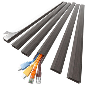 Delamu cord hider large wall 85in conceals multiple cables for a cleaner look.